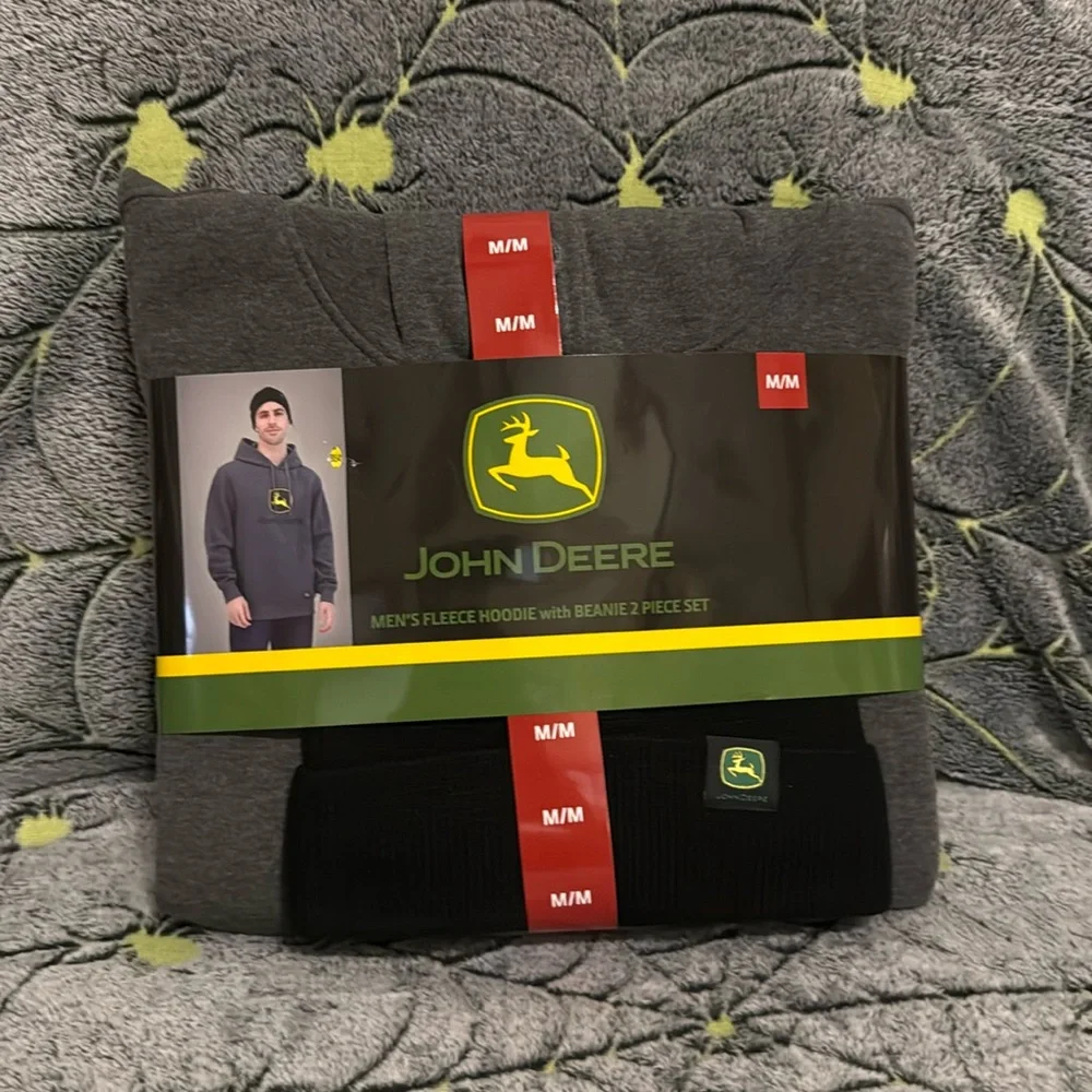 John Deere Hoodie and Beanie set - Picture 1 of 3
